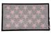 Dørmåtter smuds grå med lyserøde stjerner 45 x 75 cm